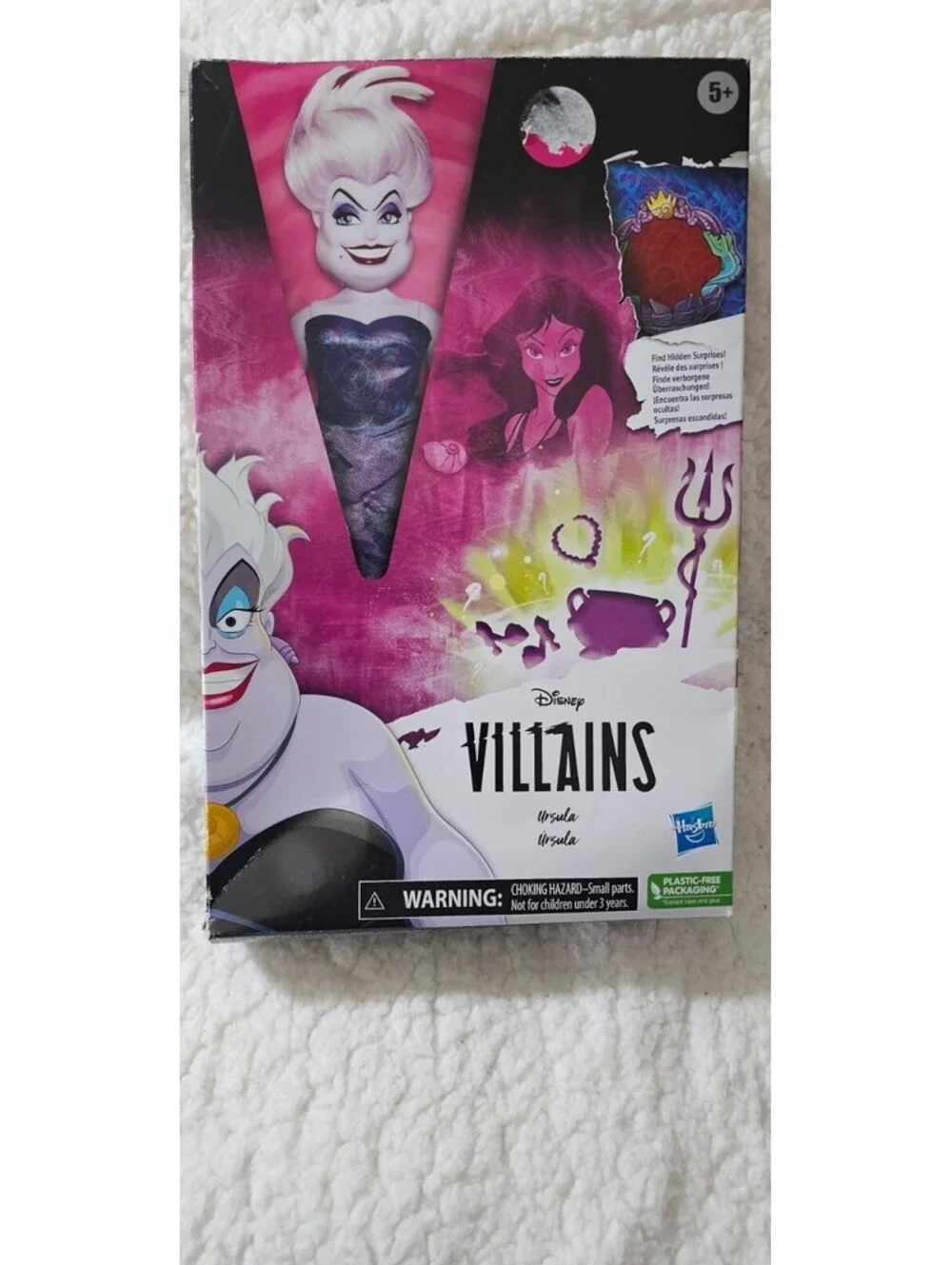 Disney Princess Villains Ursula Doll Excellent Condition With Accessories & Box